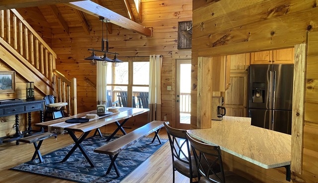 Beautiful NC mountain cabin with views.
