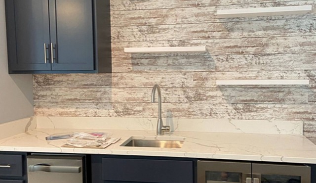 Beautiful new home right on the water, sure to please in any season