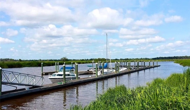 Beautiful, Newly-Renovated Condo on the Altamaha River in Darien with BoatSlip