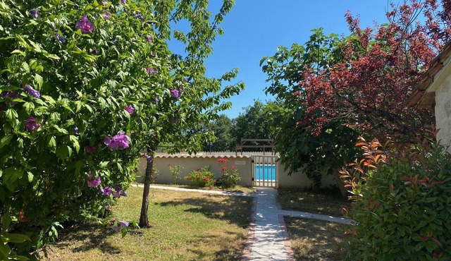 Beautiful old cottage, with a rear terrace giving stunning panoramic views.