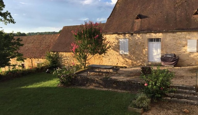 Beautiful Perigordian Falconry with private pool set among mature trees and lawn