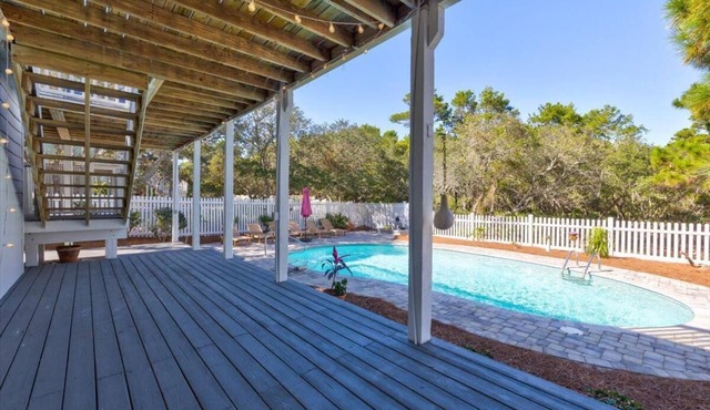 Beautiful Private Pool with Private Beach Access
