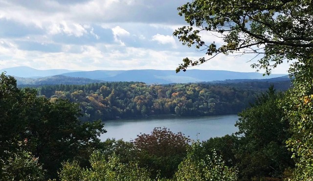 Beautiful, Private Berkshires Retreat w Magic View! 5min to Lake Garfield Beach