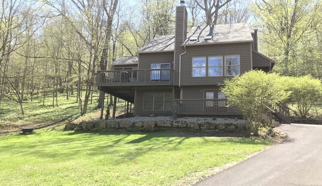 Beautiful Private Eco-Friendly 3 Level Home Nestled in Woods Hot Tub Galena