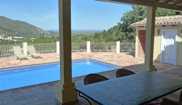 Beautiful private villa for 6 people with private pool, WIFI, A/C, TV, terrace and panoramic view