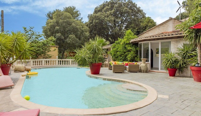 Beautiful private villa with WIFI, hot tub, A/C, private pool, TV, terrace and pets allowed