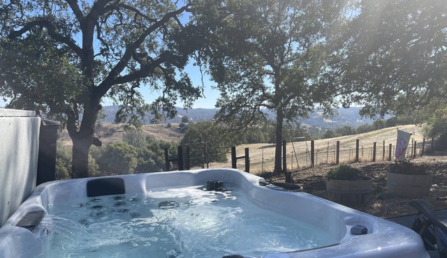 Beautiful Property on 5 Acres in Sierra Foothills with Stunning Views - hot tub