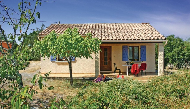 Beautiful Provencal style house with exposed wooden beams and open terrace.