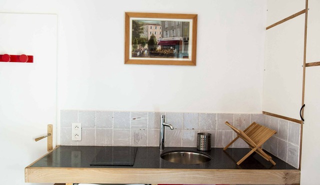 Beautiful renovated studio of 25m² with privatized 20m² terrace, ideal for couples