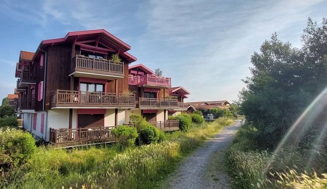 Beautiful recent T2, garden, near Arcachon, port, coastal path, beach, and train station.