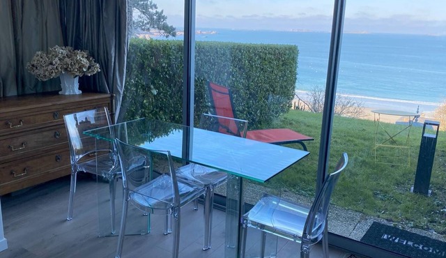 Beautiful renovated apartment with garden, SEA VIEW in PERROS-GUIREC