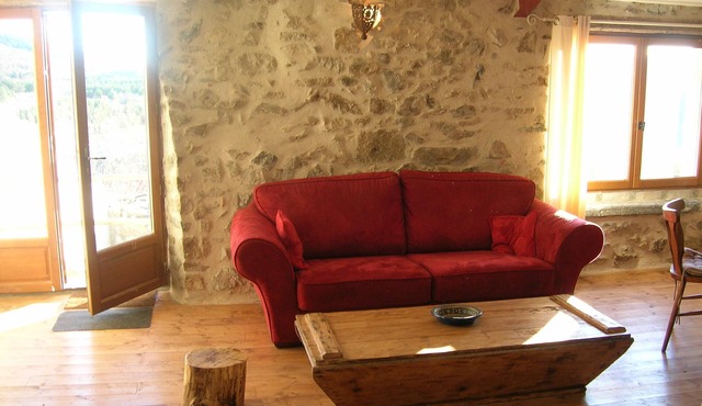 Beautiful renovated stone barn with magnificent view! Quiet village