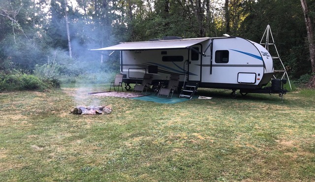 Beautiful RV located in the peaceful wilderness