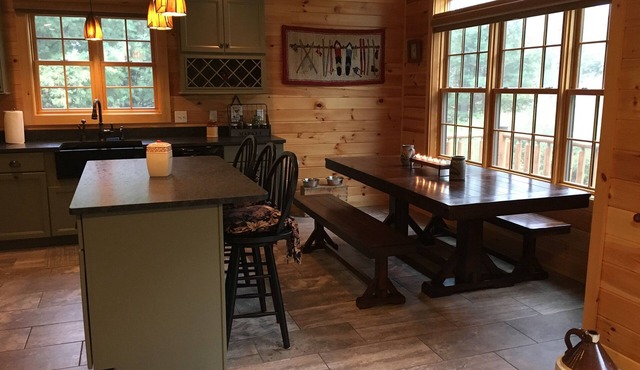 Beautiful scenic hiking trails right outside your door then relax in comfort