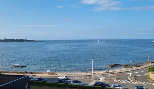 Beautiful sea view apartment in the center of Concarneau - terrace, private parking