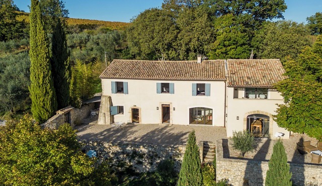 Beautiful sheepfold in a natural setting