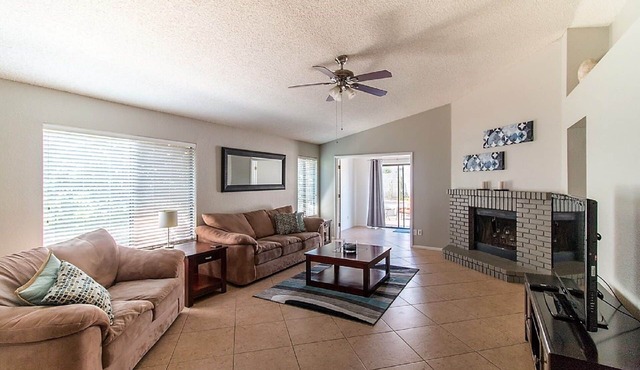 Beautiful South Scottsdale home in quiet neighborhood with open space & patio