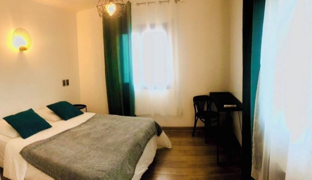 Beautiful spacious room and bar restaurant