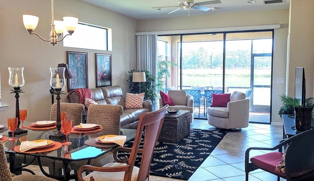 Beautiful spacious 2br/2ba villa on golden pond