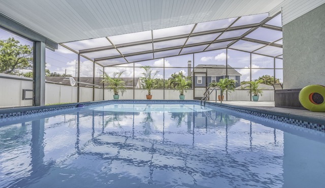 Beautiful, spacious, 4 king beds home with heated and covered pool
