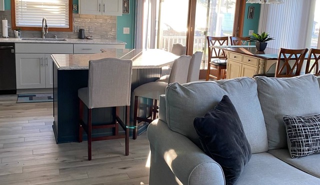 Beautiful & spacious home with a private dock & a perfect view of Coldwater Lake