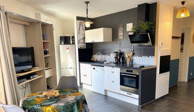 Beautiful spacious T2, terrace, secure parking, elevator Gap