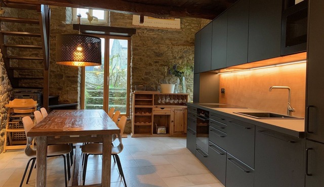 Beautiful stone house in charming village near the coast