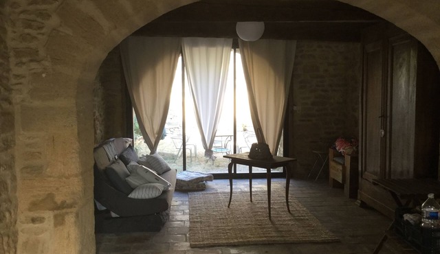 Beautiful stone house in the village of Vers Pont du Gard
