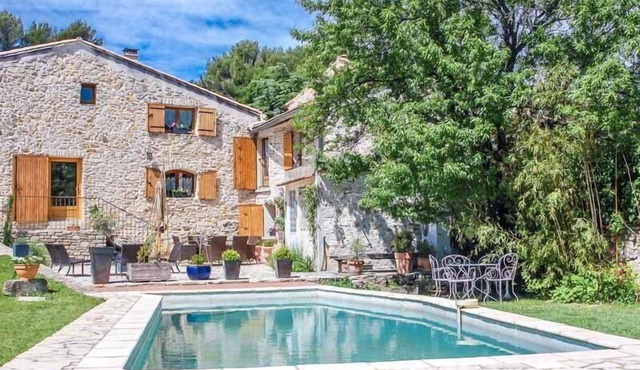 Beautiful stone house in Orsan, Gard, private pool, pets allowed (2).