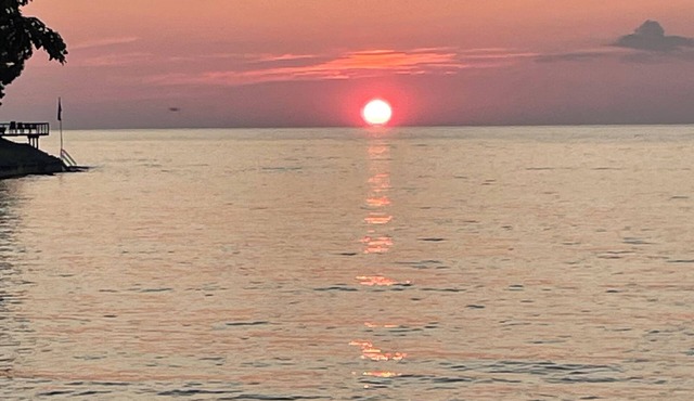 Beautiful sunsets and close to the Salmon River.