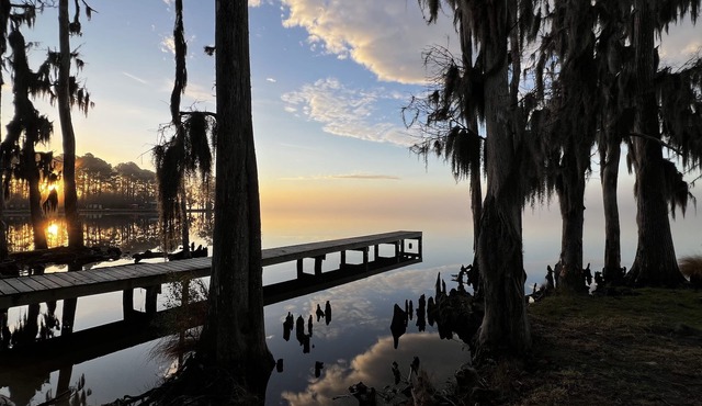 Beautiful sunsets, Cypress trees and Spanish moss retreat