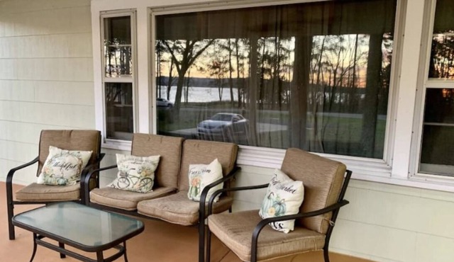 Beautiful sunsets on the Lake from our cottage