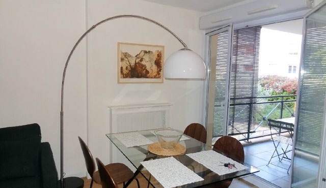 Beautiful T2 40m2 Loggia 10m2 apartment with garden Antigone Rives Lez