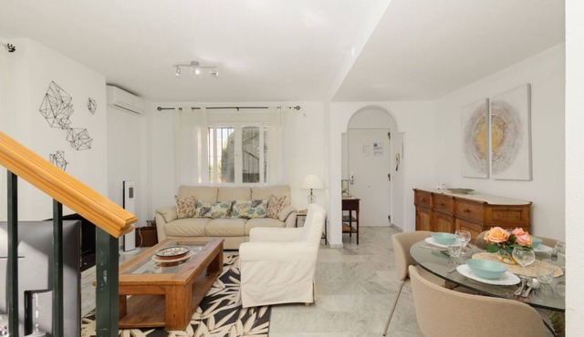 Beautiful townhouse walking distance to the beach in Costabella, Marbella