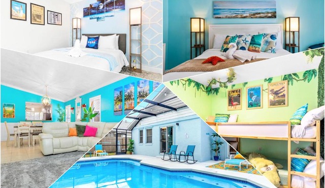 Beautiful Tropical Home with Private Heated and Chilled Pool