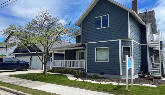Beautiful updated house on Lake Michigan in the heart of downtown Baileys Harbor