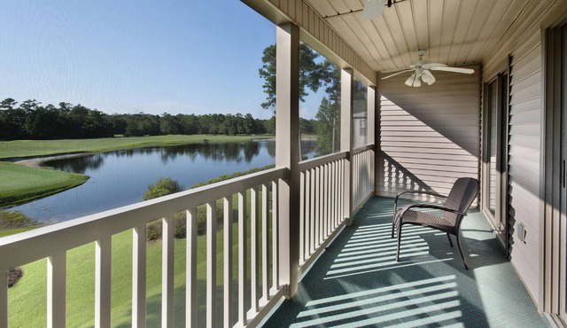Beautiful updated 2 bd condo on True Blue golf course. Minutes to everything!