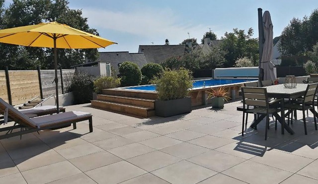 Beautiful vacation home with heated pool