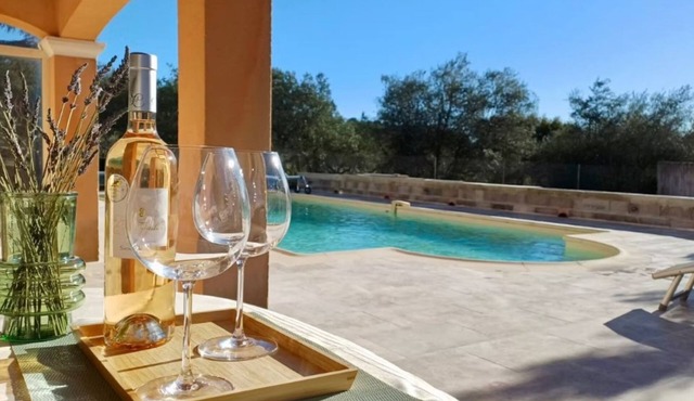 Beautiful vacation home with enclosed garden and private swimming pool