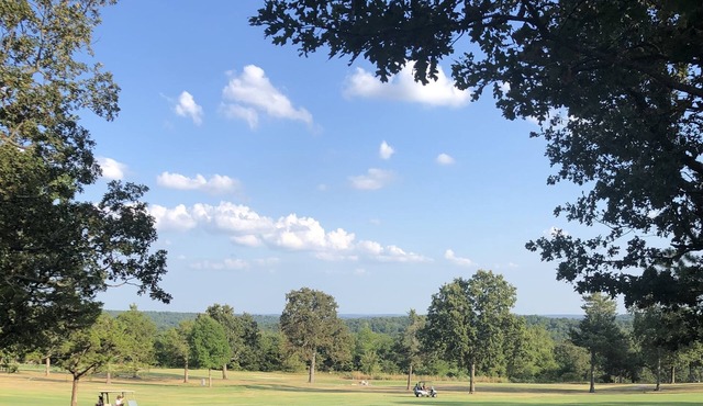 Beautiful view over looking the golf course