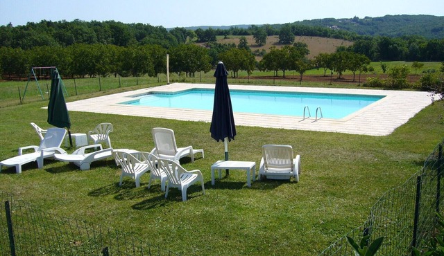 Beautiful view of the countryside house 8 pers pool Wifi near Sarlat