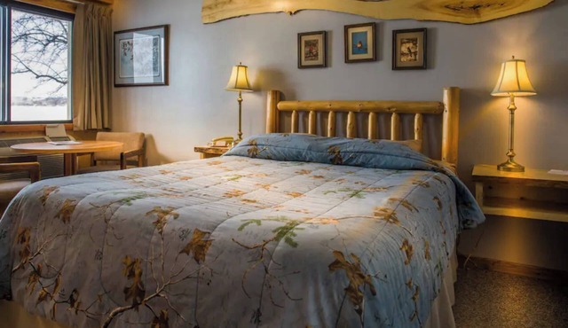 Beautiful view of the lake from Room 2 called - Songbird Nest - Curriers Lakeview Lodge