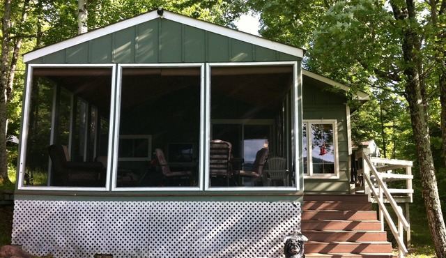 Beautiful views of Echo Lake. Enjoy evenings bug free from the screened in porch