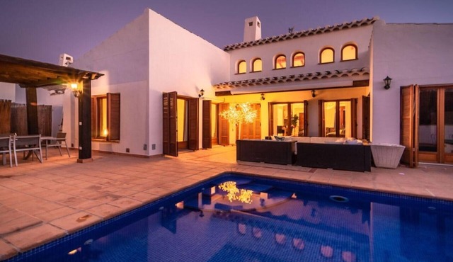 Beautiful Villa with Entertaining Areas and Private Pool, Heated if Required, on the Beautiful El Valle Golf Resort BLE7