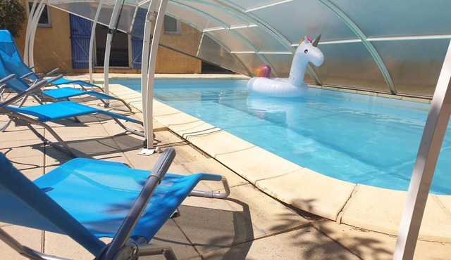 Beautiful villa 10 people 4 bedrooms swimming pool