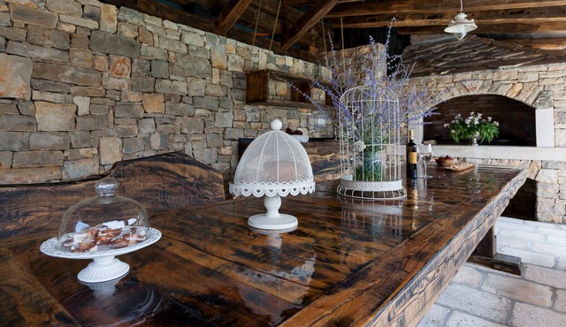 Beautiful, Villa Culina with a large pool is situated in a small place Murvica