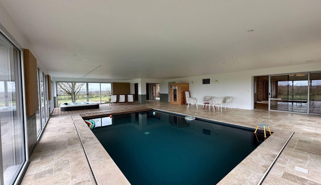 Beautiful villa with indoor pool