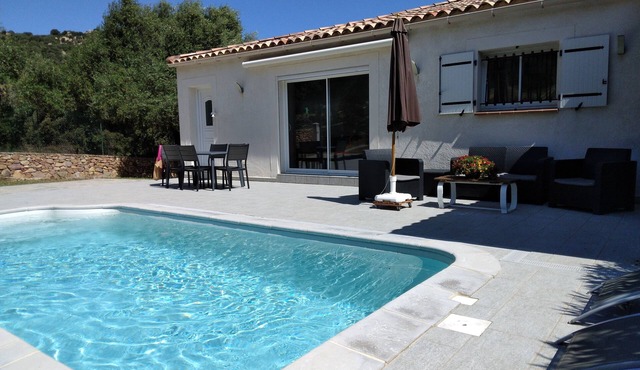 Beautiful villa near Calvi on private land with private pool