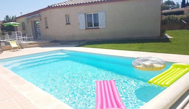 beautiful villa with pool in Carcassonne