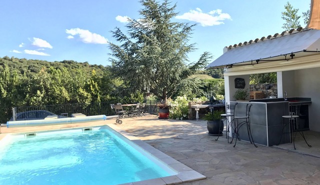 Beautiful villa with private heated pool